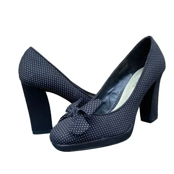 Polka Dot High Heels - Picture 2 of 13